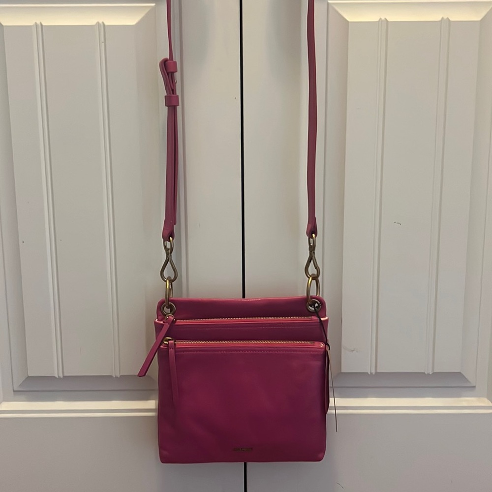 Margot pink leather purse